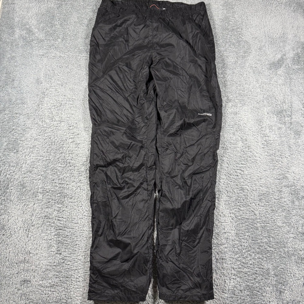 Patagonia Houdini Pants Mens Size Medium Black Ultralight Packable Discontinued